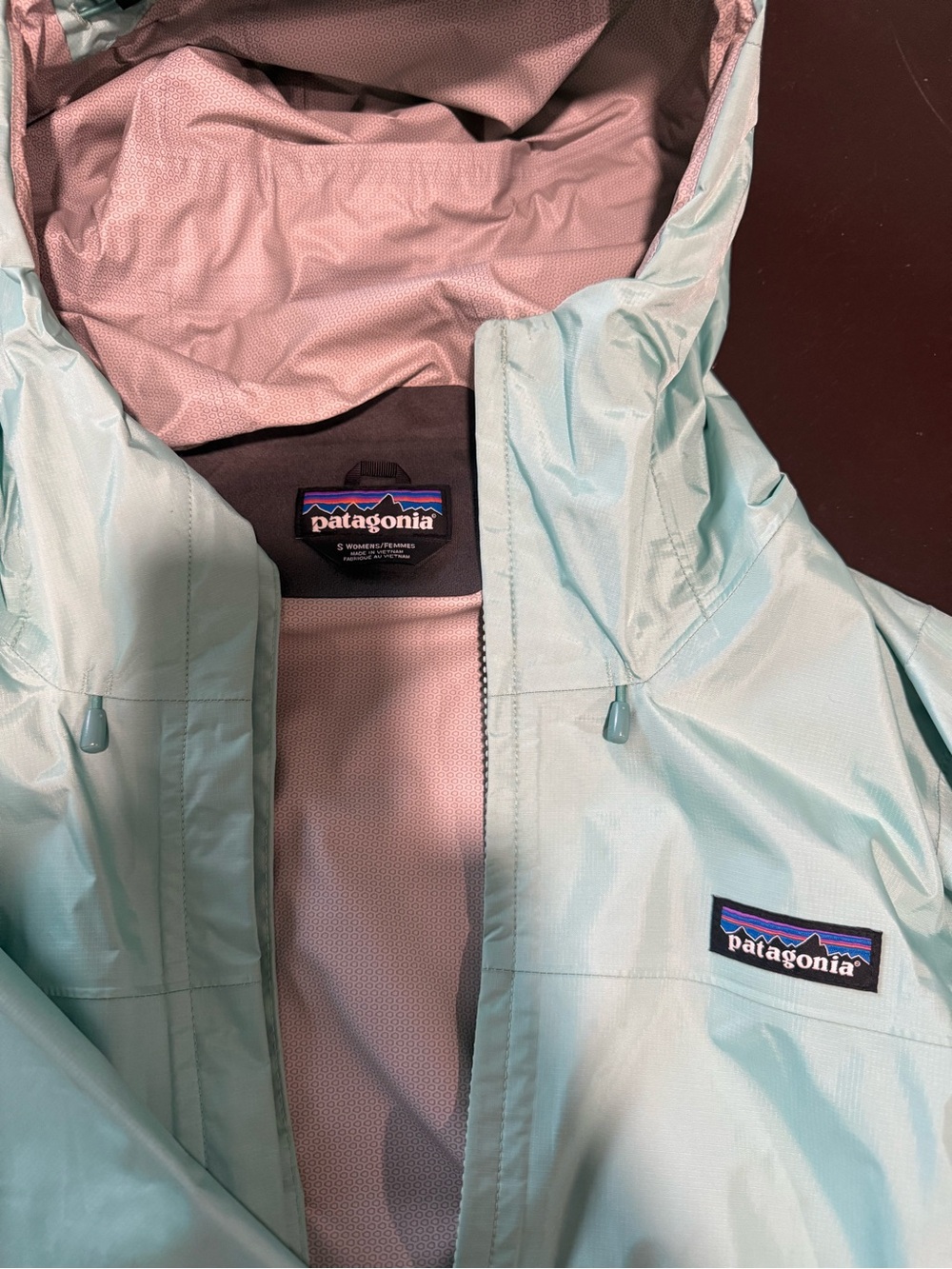 Patagonia Women's Torrentshell Rain Jacket Snowmelt Blue Sz Small - Picture 5 of 6